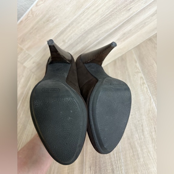 Coach Andra Oxford Pumps Size 5.5 Brown Suede - Picture 2 of 10